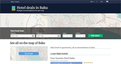 Desktop Screenshot of hotelinbaku.com